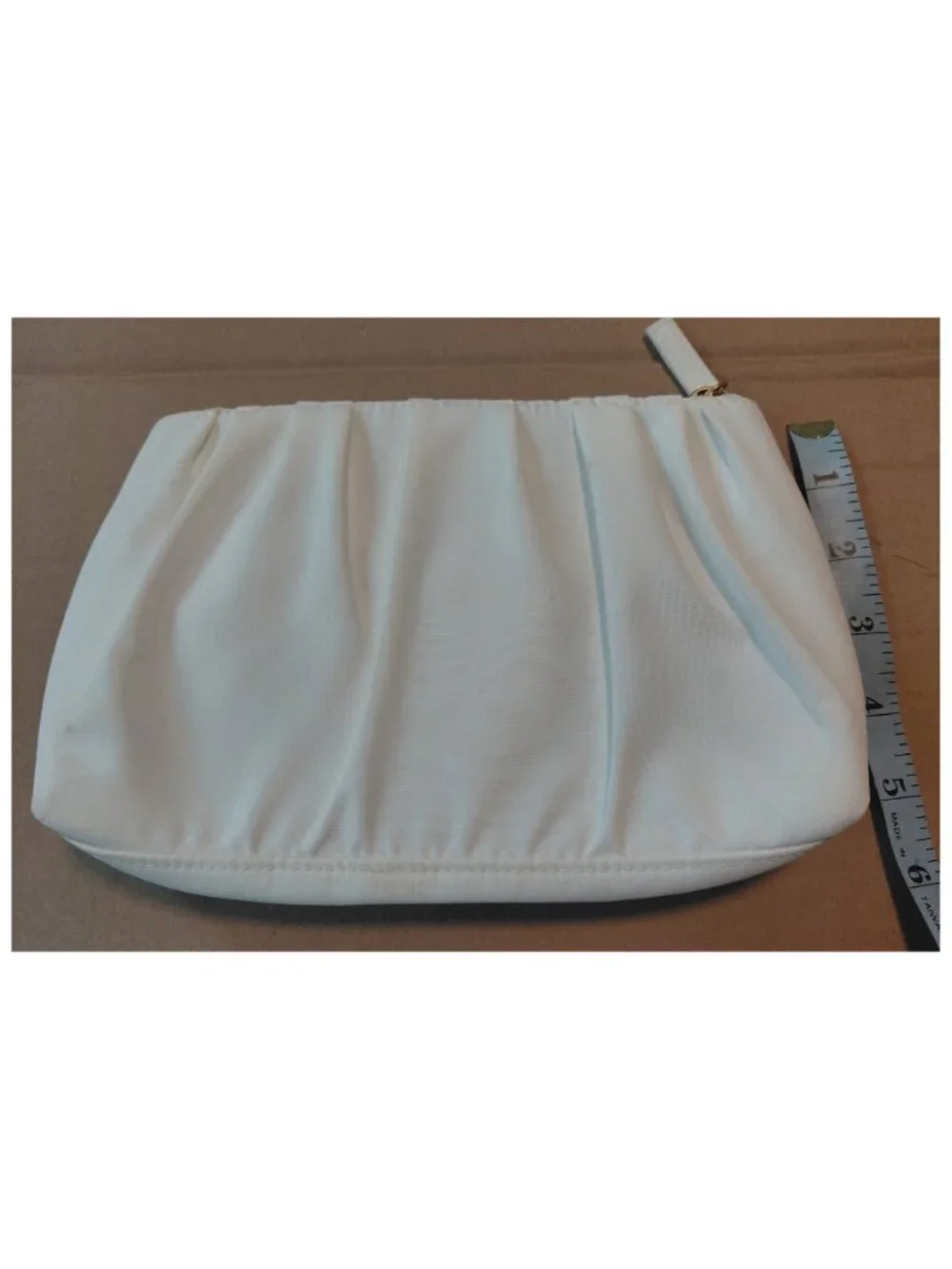 Donna Karan White Cosmetics Bag